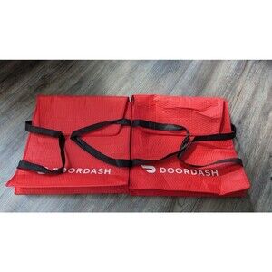 2x Doordash Large Insulated Pizza Delivery Bag Tote 19x19x5 Door Dash